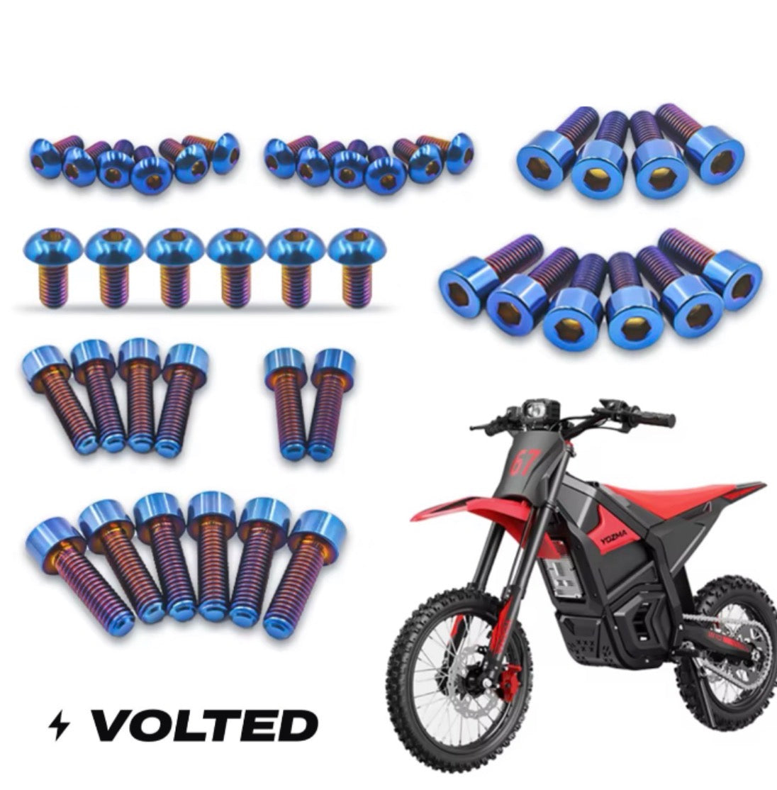 Yozma Titanium Bolt Kit
